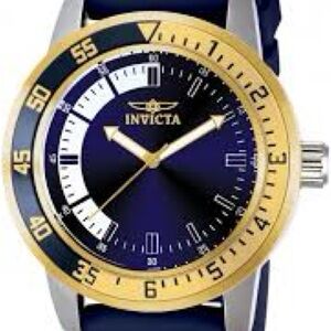 Invicta Black and Gold Watch
